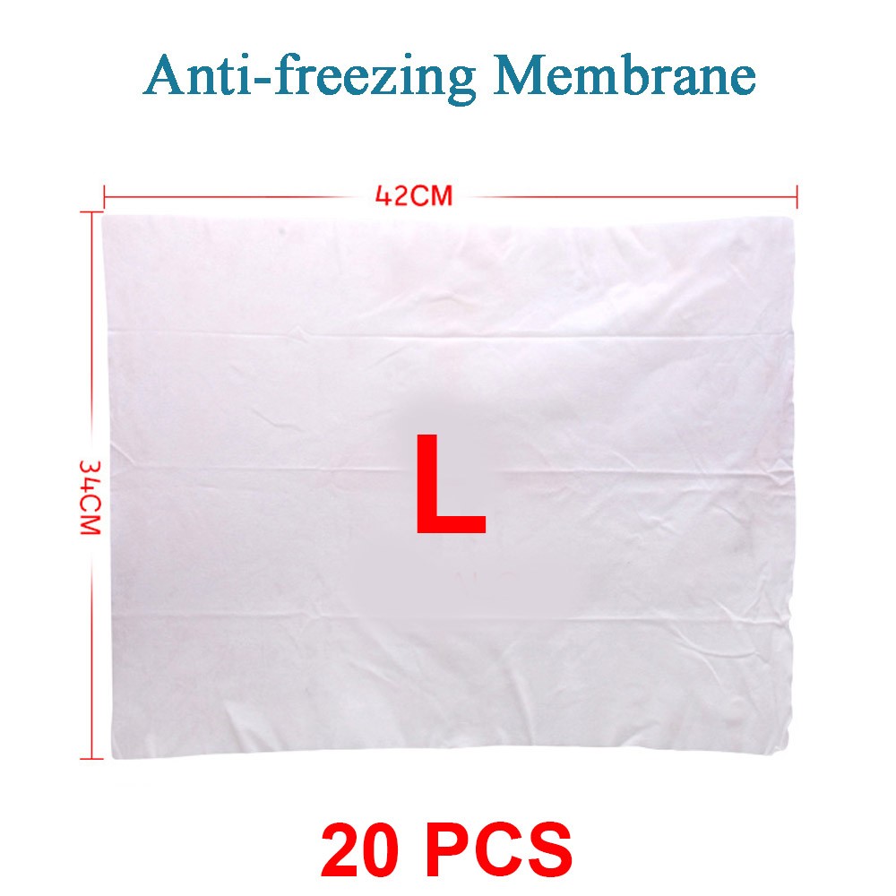 10-100PCs M Size Antifreeze Membranes Cryo Pad for Cool Freeze Machine 34*42cm