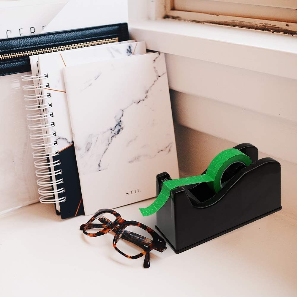 Compact Desk Tape Dispenser: Interchangeable Core, Perfect for Any Project