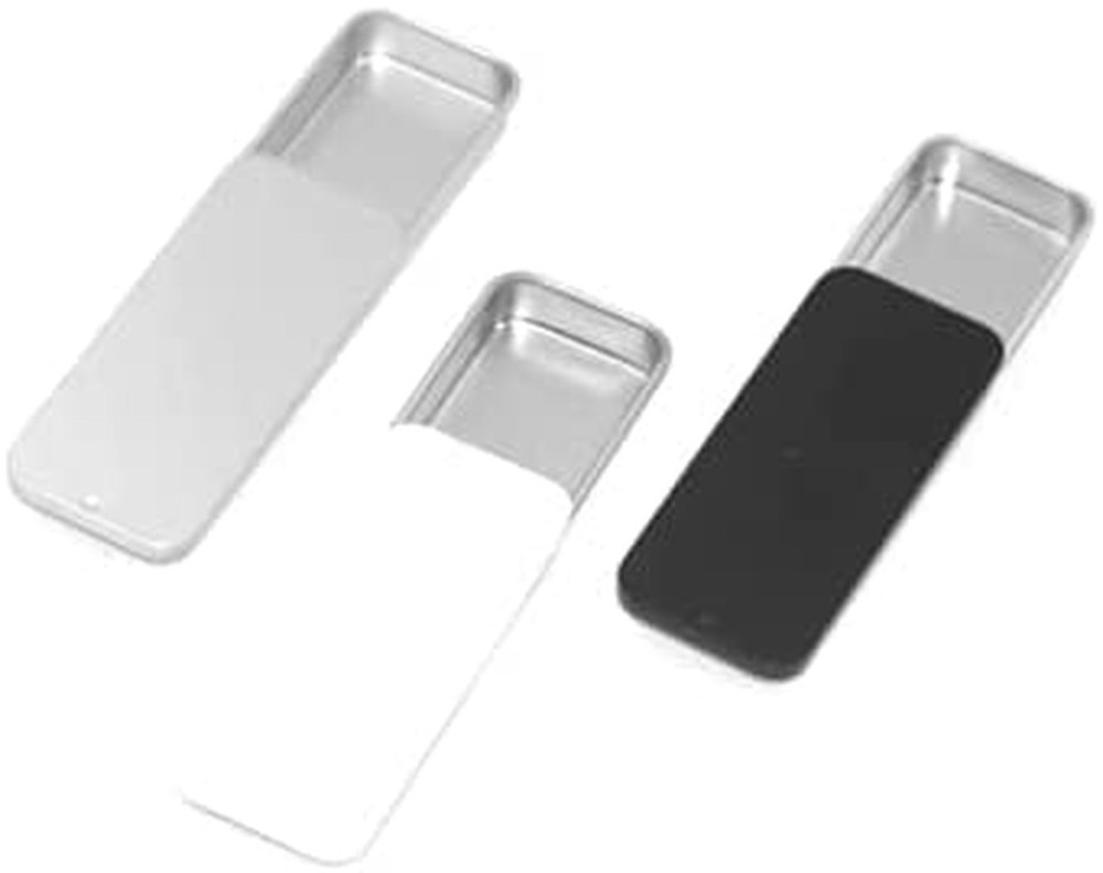 IVYRISE 3 PCS Metal Tin Box Containers Rectangular Empty Hinged Tins Box Cont...