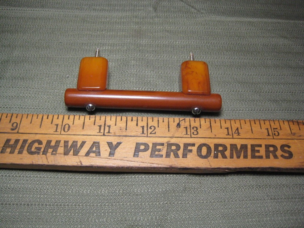 Vintage Art Deco Butterscotch Bakelite Handle