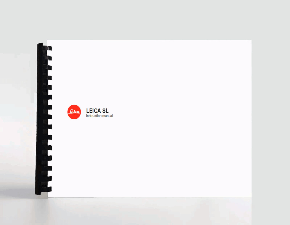 Leica SL Instruction Manual
