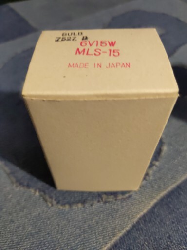 Microscope Bulb 7527 B MLS-15 6V 15W Japan