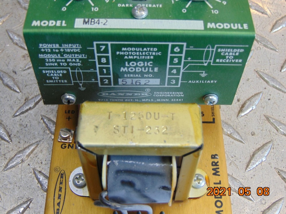 BANNER MRB RELAY LOGIC MODULE MB42 BR-2 FREE SHIPPING