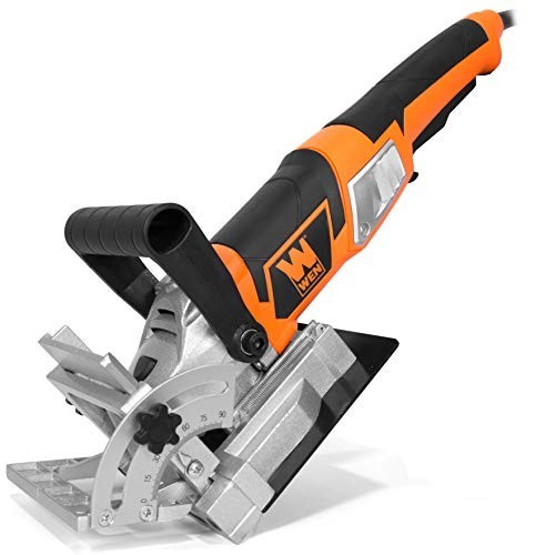 8.5-Amp Plate & Biscuit Joiner Kit with Case & Biscuits - Woodworking Tool