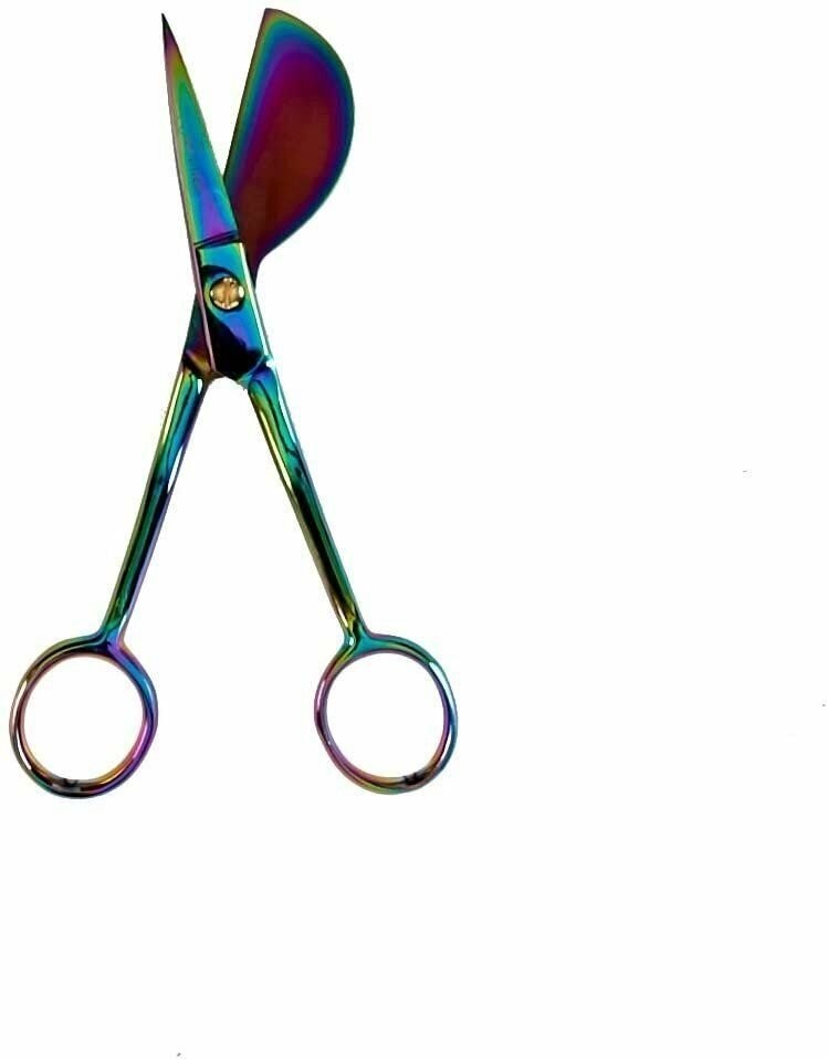 Tula Pink 6in Duckbill Applique Micro Serrated Shears, Each, Multi