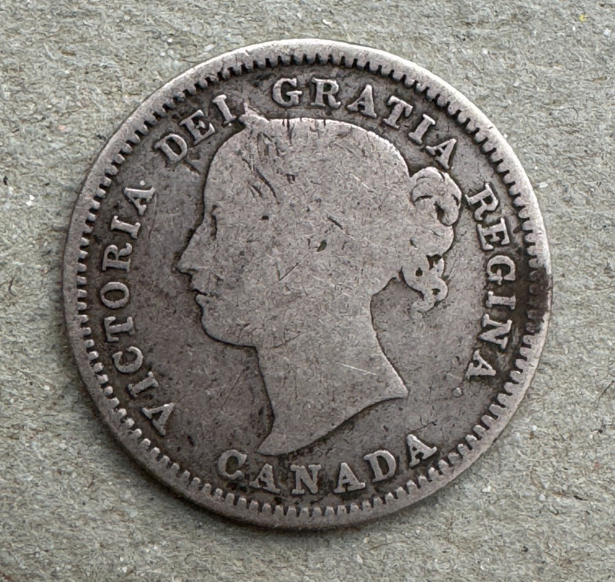 Canada, 10 Cents, 1871, KM#3