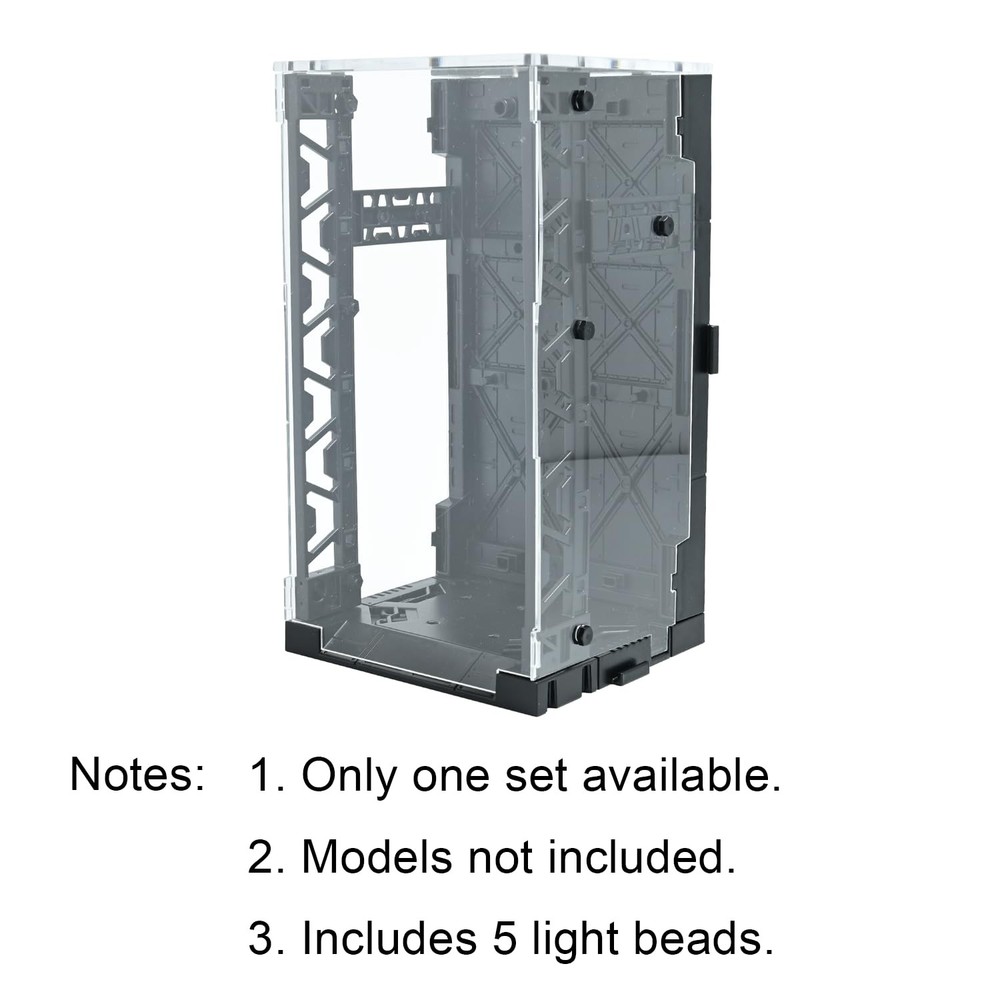 GEN 5th Wireless LED Light Kit for Gundam Models, with Interlocking Display B...