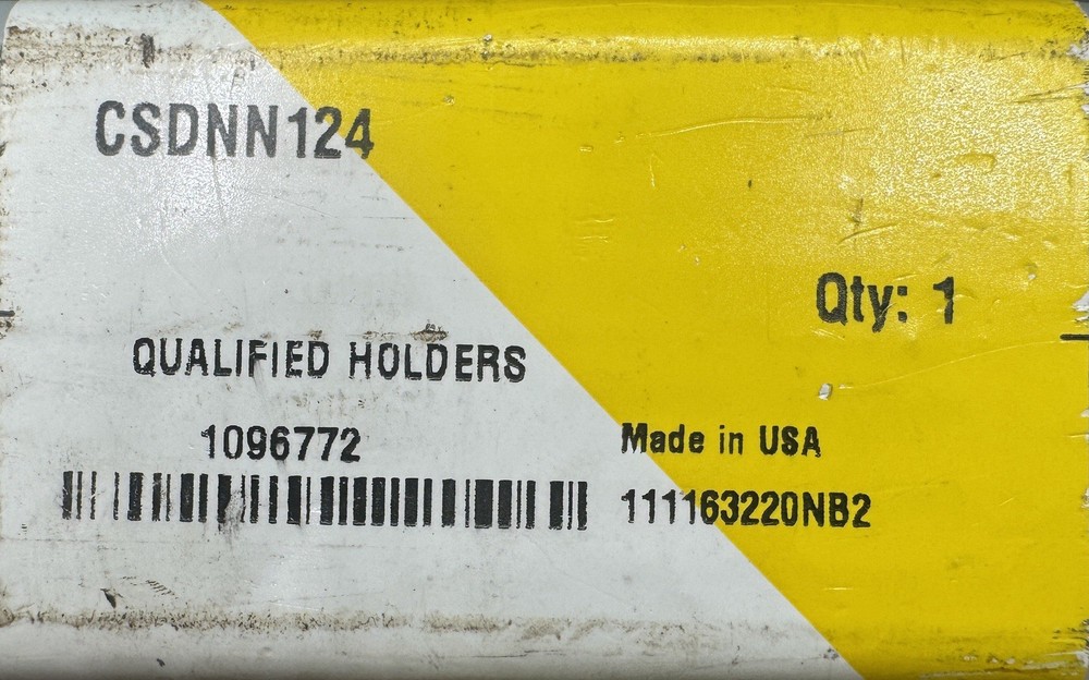 Kennametal CSDNN124 Turning Toolholder 1096772 - NEW