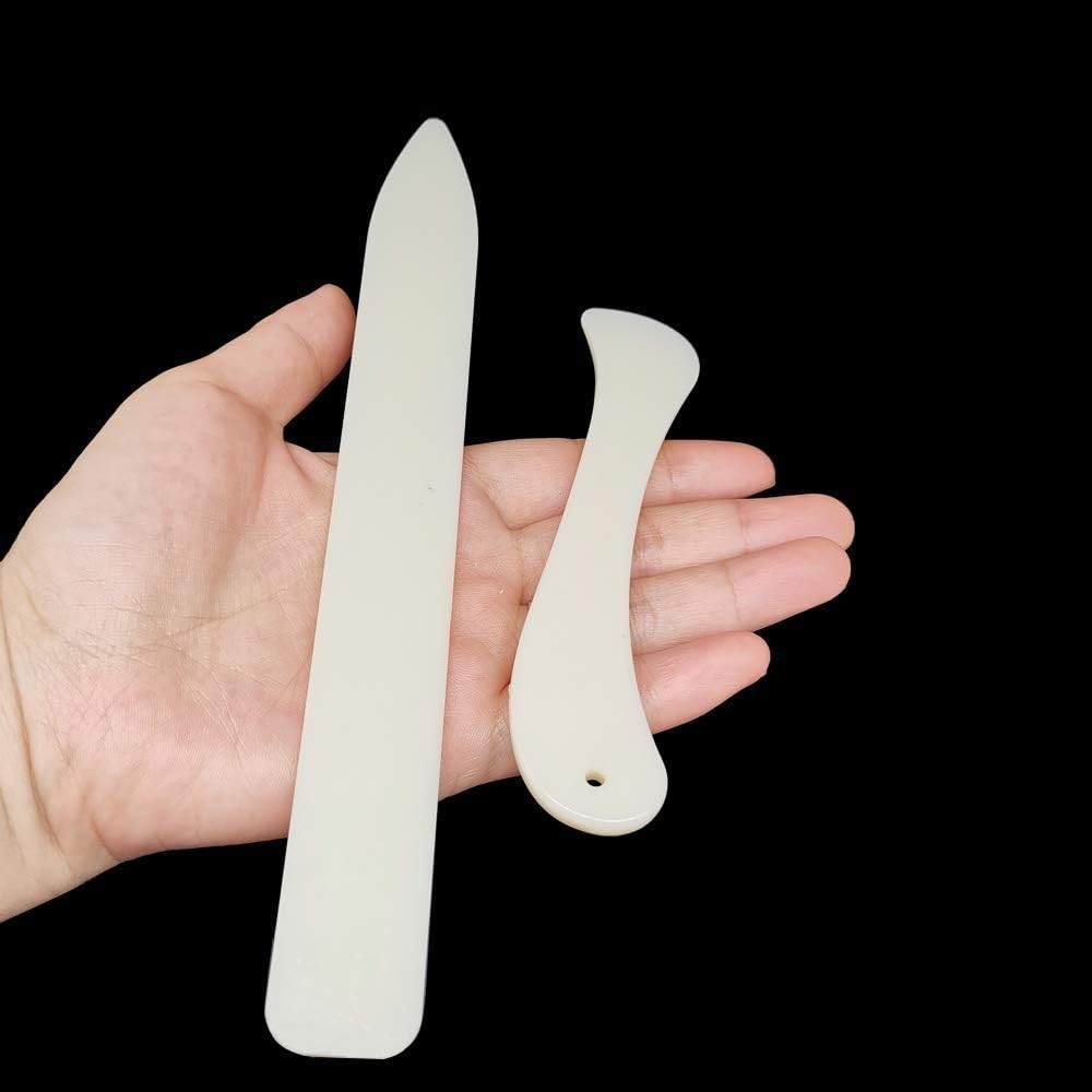 Dual-Sized Folding Scoring Tool for Crafting, Bookbinding & Leather Projects