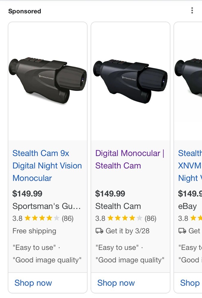 night vision monocular