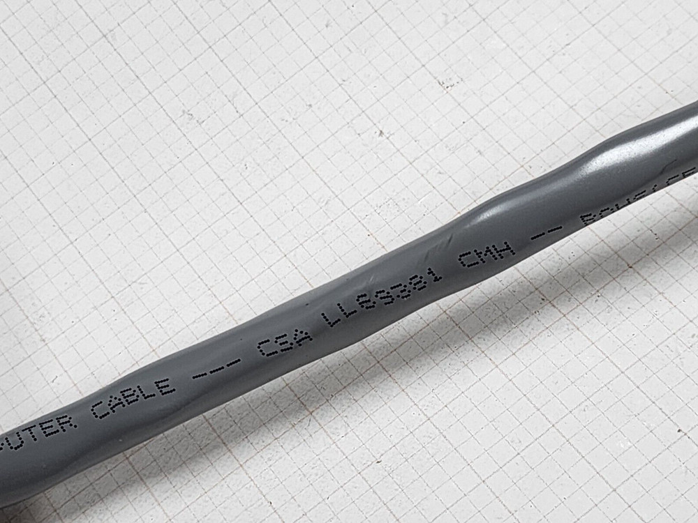 Carol C6047A 18/3P Individually Shielded Twisted Pairs Data Cable Gray /25ft