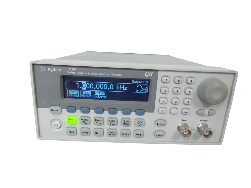 Agilent 33220A 20MHz Function / Arbitrary Waveform Generator - Free Shipping