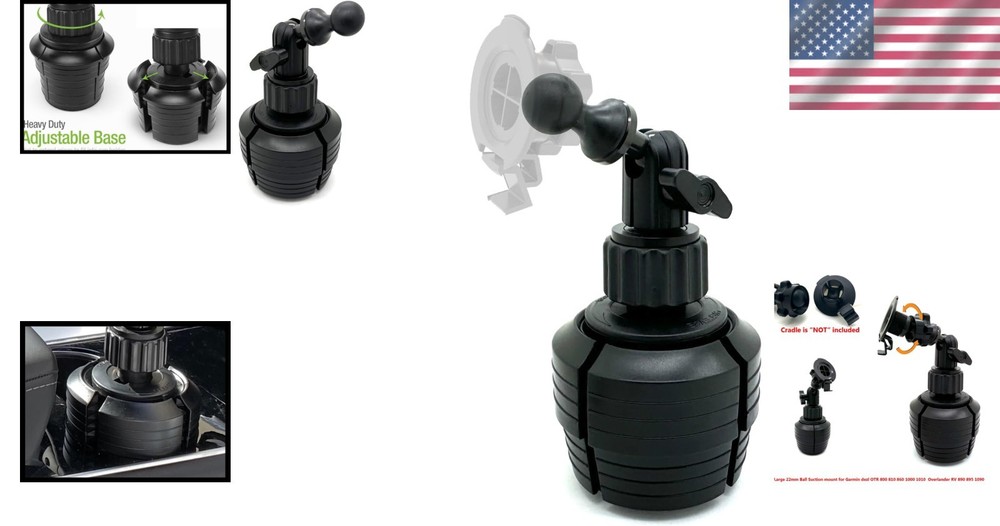 Universal Cup Holder Mount for Garmin Devices