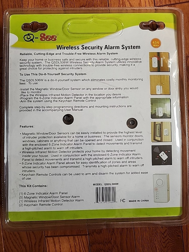 Q See Wireless Security Alarm System