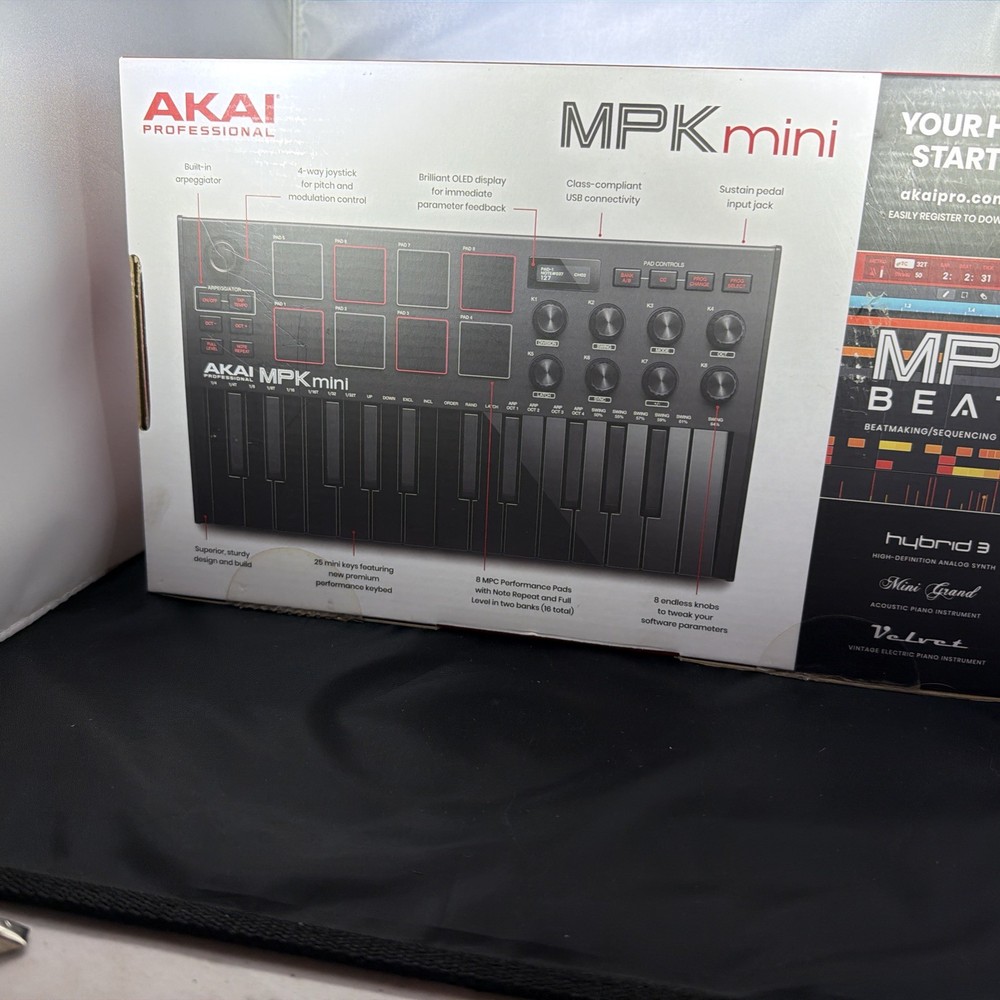 Akai MPK Mini Special Edition Black 25-Key MIDI Keyboard Controller Software