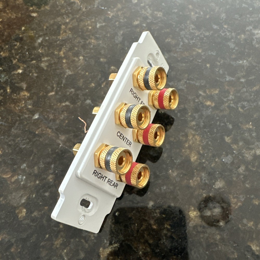 Three Speaker Wall Plate