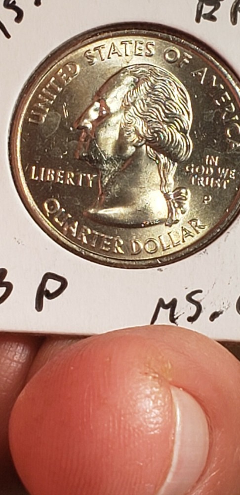 2003 P Missouri quarter *strike through Lamination Error* ? MS Uncirculated