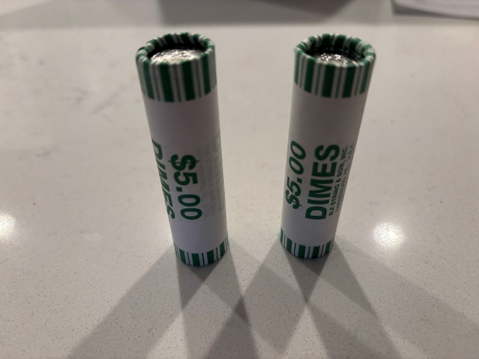 Emerging Liberty  Dimes 2 Rolls 1776-2026  1 roll D and 1 roll P  Free Shipping