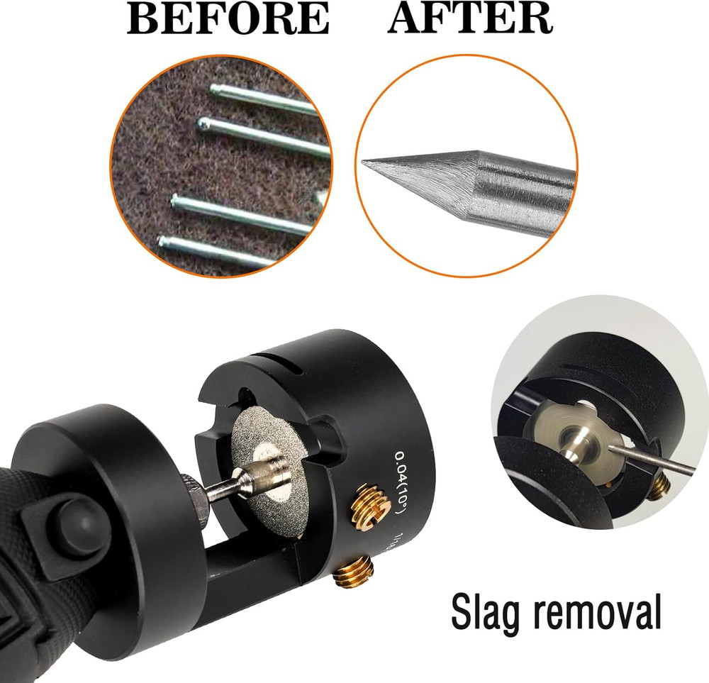 ALUMINUM Tungsten Electrode Sharpener Grinder TIG Welding Tool Single Column Ope
