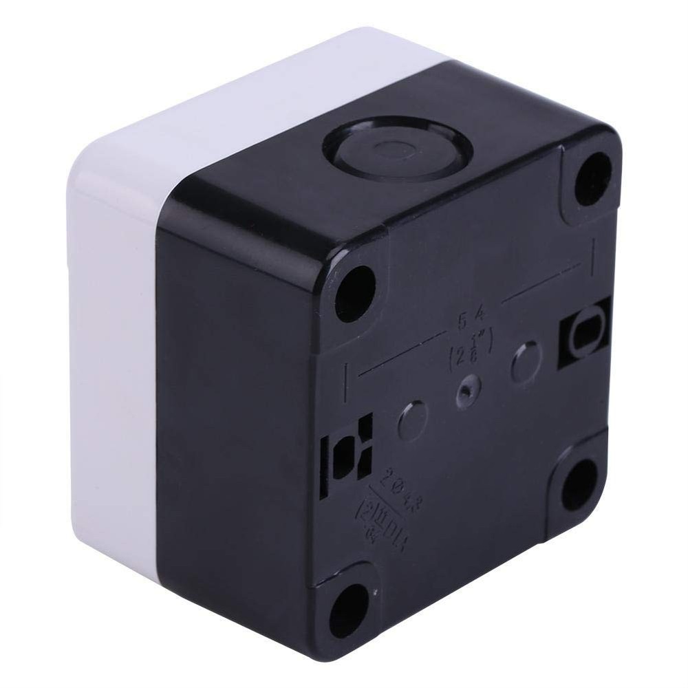 Push Button Switch Box - ABS Weatherproof White+Black+Green