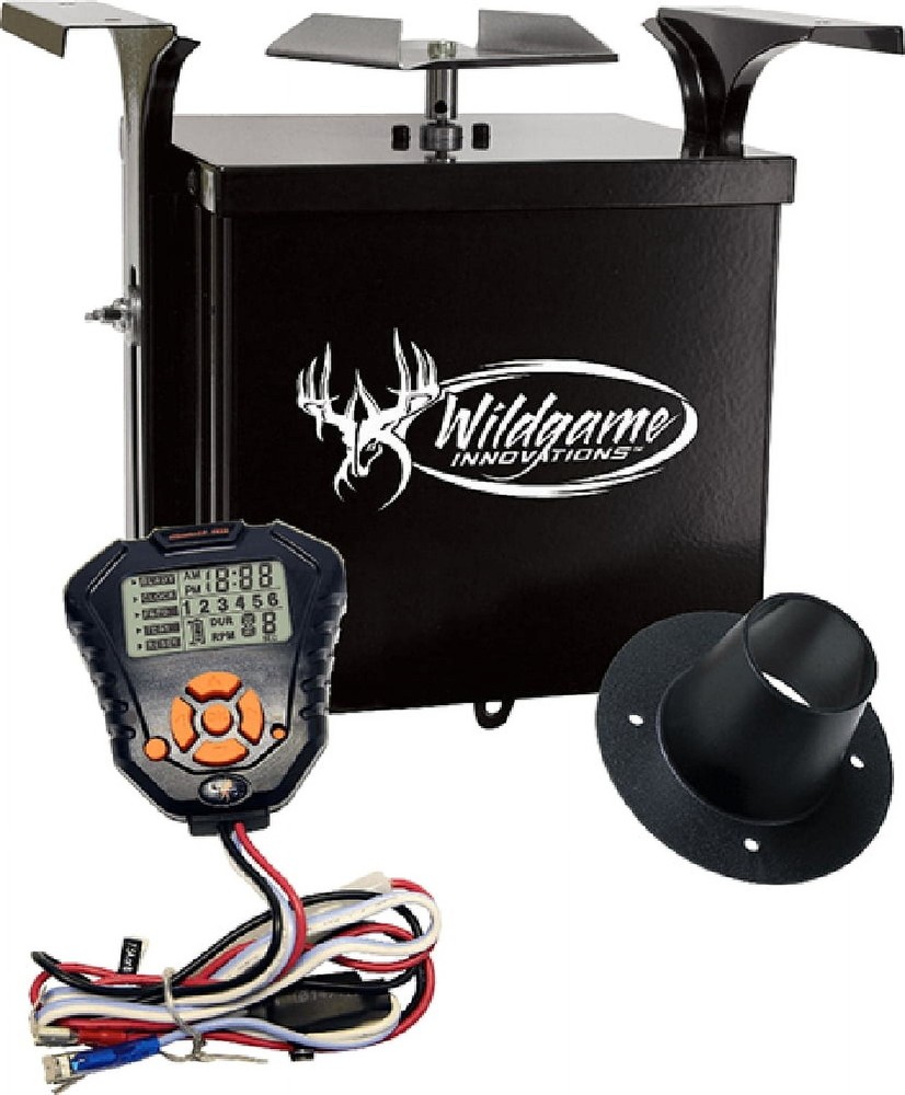 (2 pack Trophy Hunter 6V Digital Feeder Kit Weather-Resistant Durable