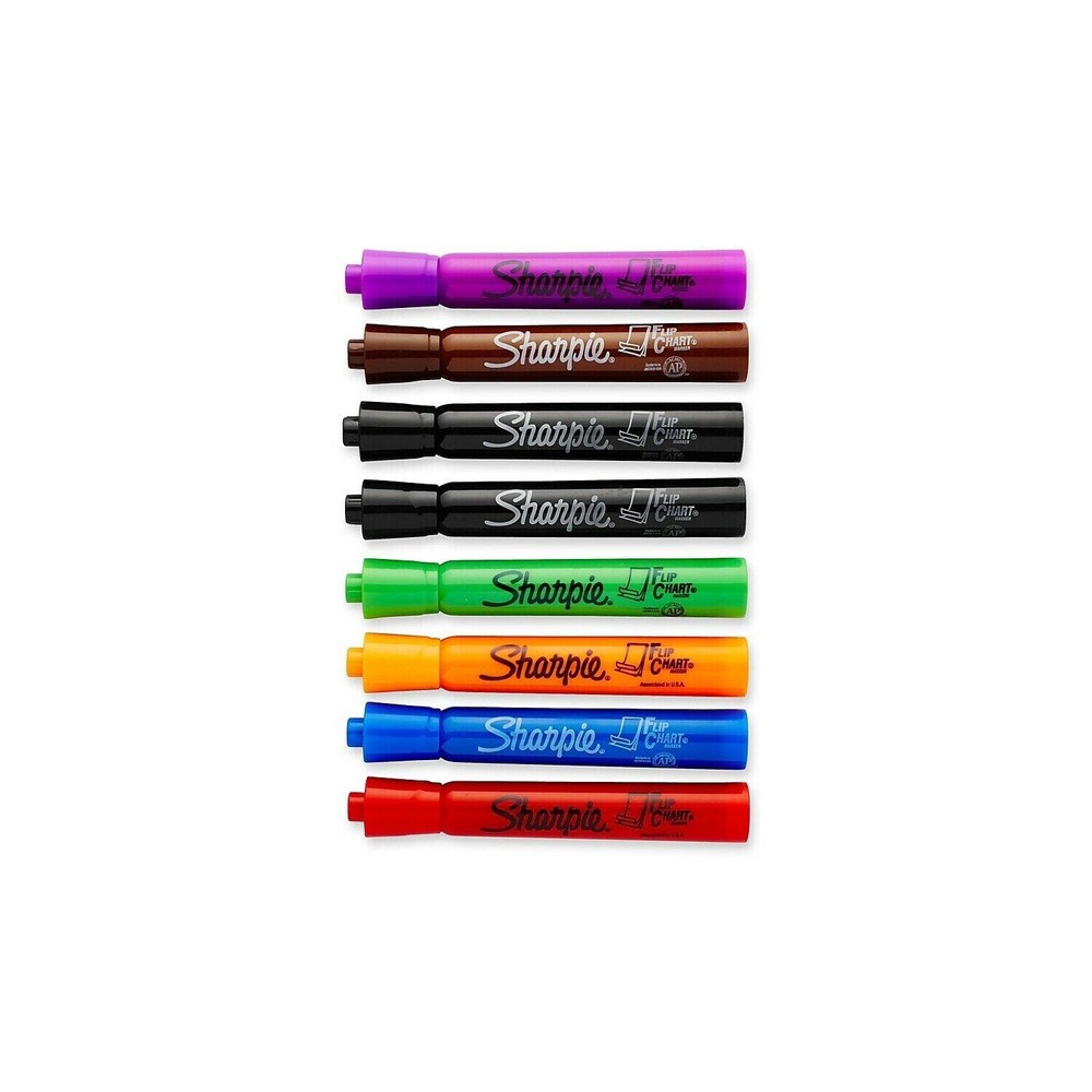Sharpie Flip Chart Marker Bullet Point 8/PK x 2 Assorted 22480PP