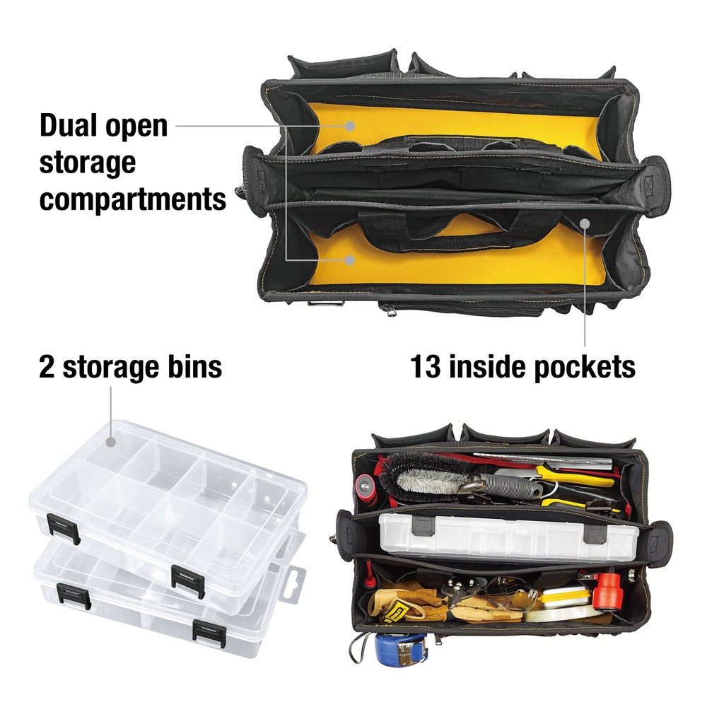 Cat 17 Inch Tech Tool Tote with Storage Cases - 240045