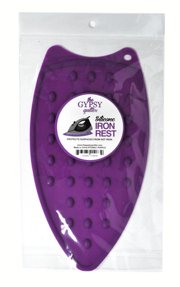Gypsy Quilter Silicone Iron Rest Purple