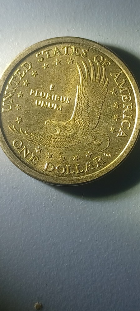 2000 P Wounded (Speared) Eagle Die Gouge Sacagawea Dollar