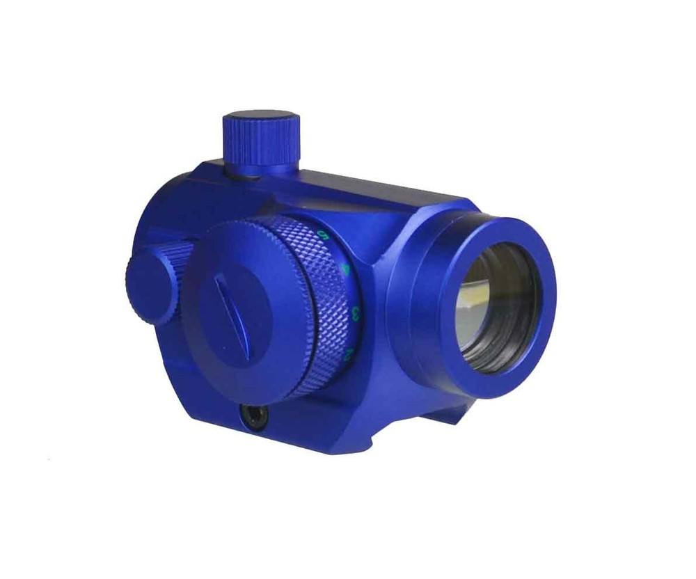 New Compact Mini Red and Green Dot Sight Weaver 1 Bolt Mount Anodized Blue