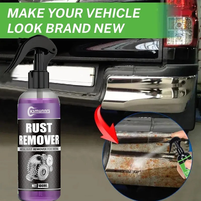 Car Rust Removal Spray Multipurpose Remover Rust Inhibitor Derusting Spray 100ML