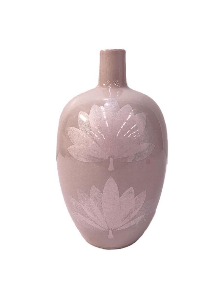 Kutani ware Urn Vase PNK Used