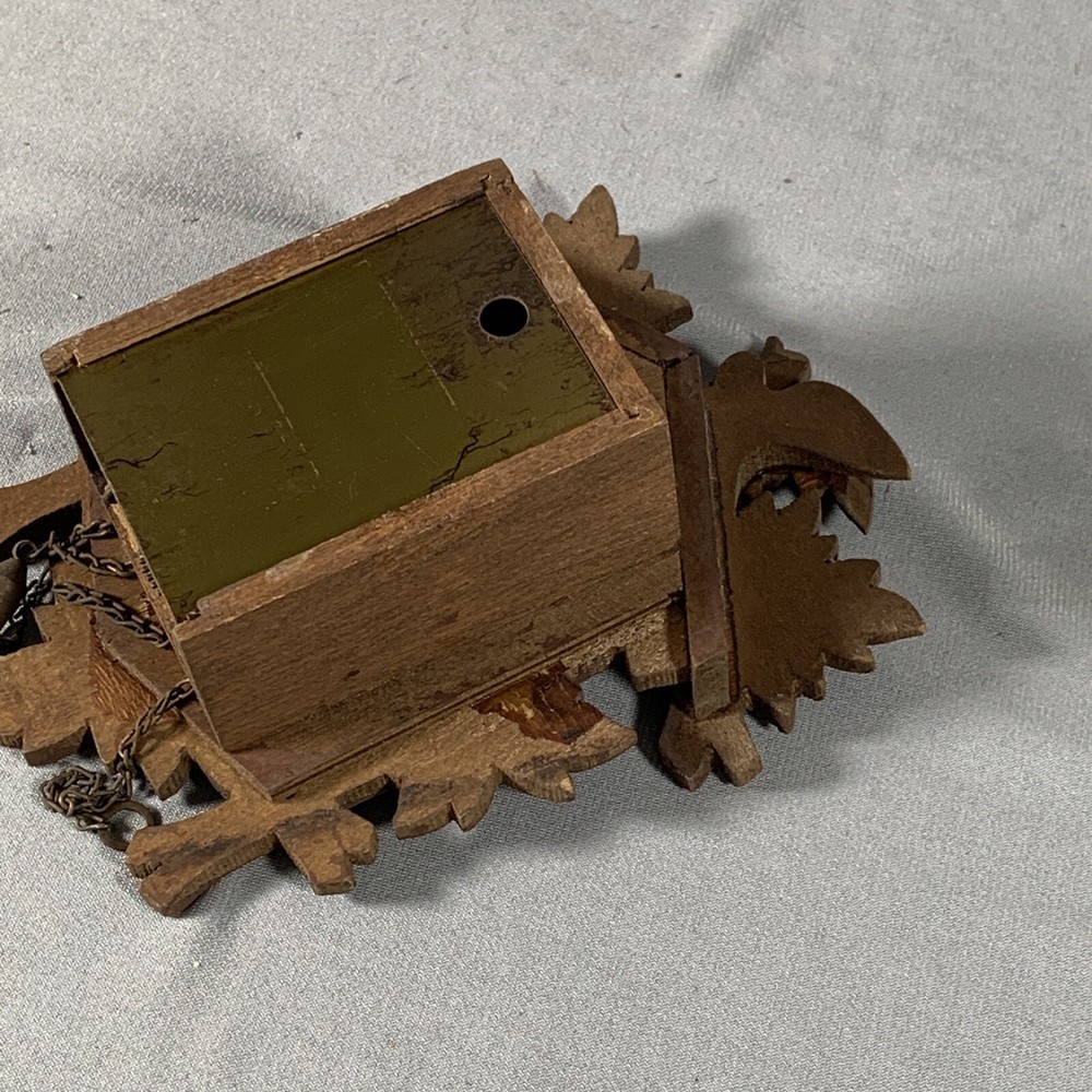 Vtg Gebr. Kuner Black Forest Clock Small Germany