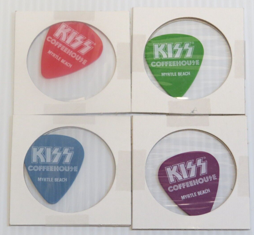 KISS COFFEEHOUSE GUITAR PICK SET 2008