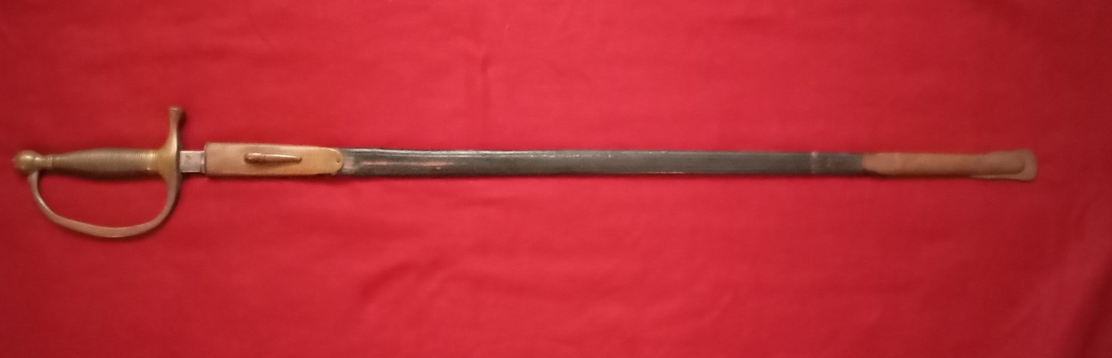 ORIGINAL HORSTMANN CIVIL WAR MUSICIAN NCO SWORD WITH SCABBARD EMERSON BLADE