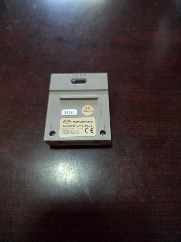 Performance Brand Nintendo 64 Memory Card Plus, Tested and working!
