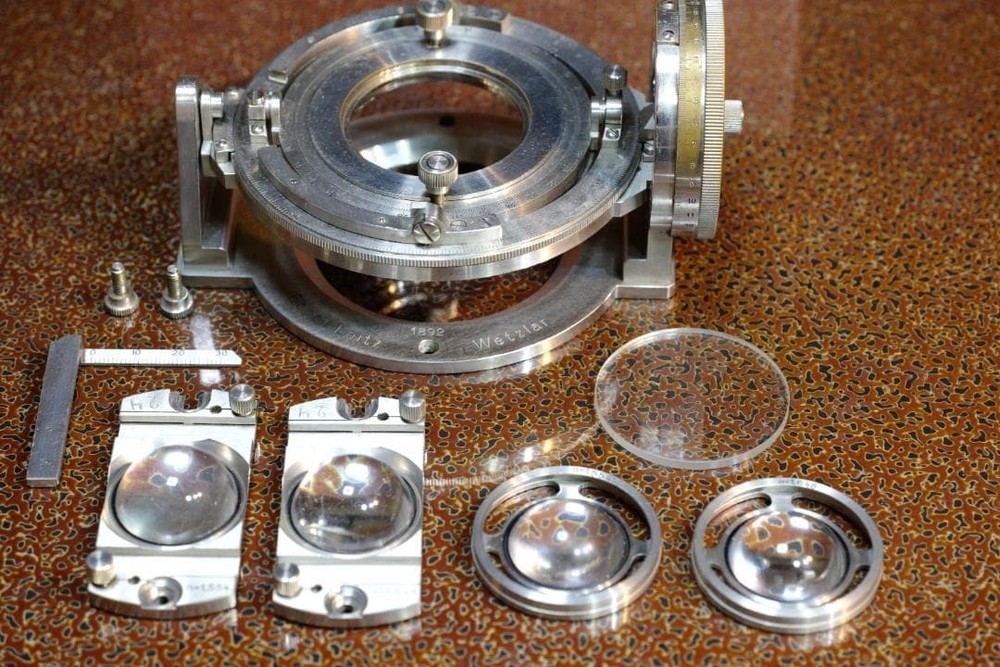 Leitz Universal Rotating Stage UT4 Transmitted Polarizing 4-Axis SN1892