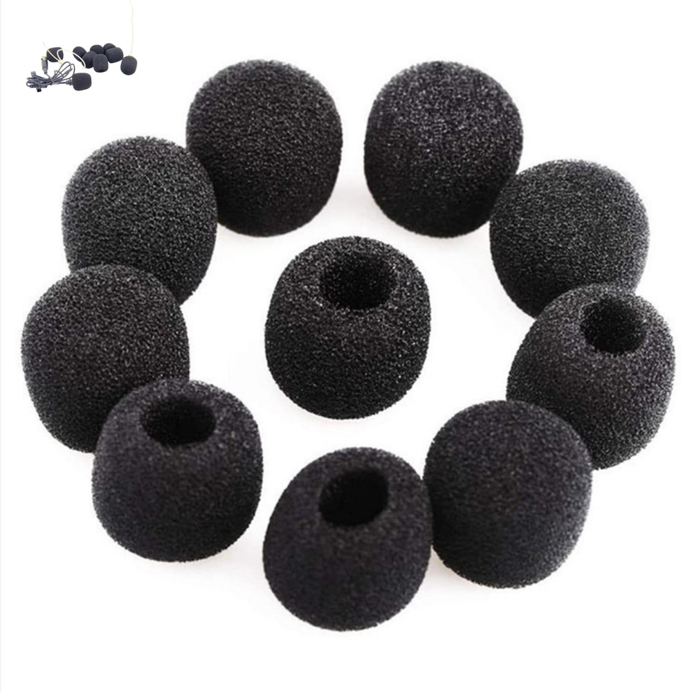 Microphone Cover Microphone Cover 10Pcs For Gaming Headset Headworn Mic