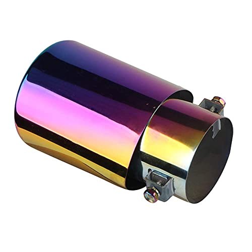 Universal Straight Type Stainless Steel Car Exhaust Tail Muffler Tip Pipes Fit