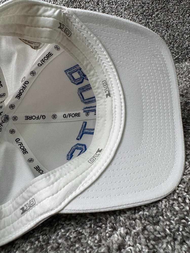 G/Fore Hat Cap Snapback One Size White Golf Hat Adjustable BOLTS