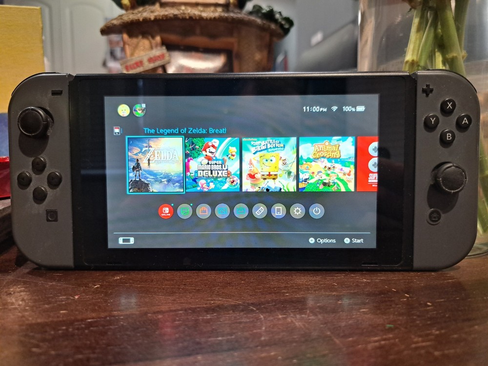 Nintendo Switch Console Bundle w/ Wireless Controller and 2 Games