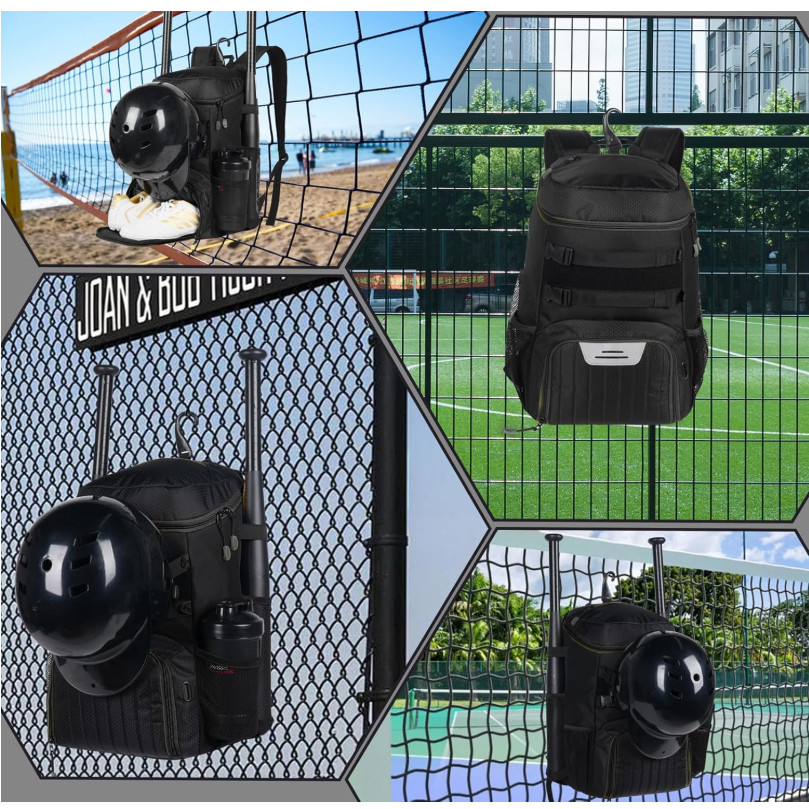 Baseball Bag Baseball Backpack with Shoe Compartment Softball Bat Bag Softball