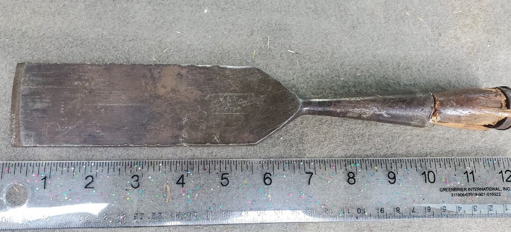 2” P. S. & W. Co. EXTRA Socket Chisel, square Edge wood working tool