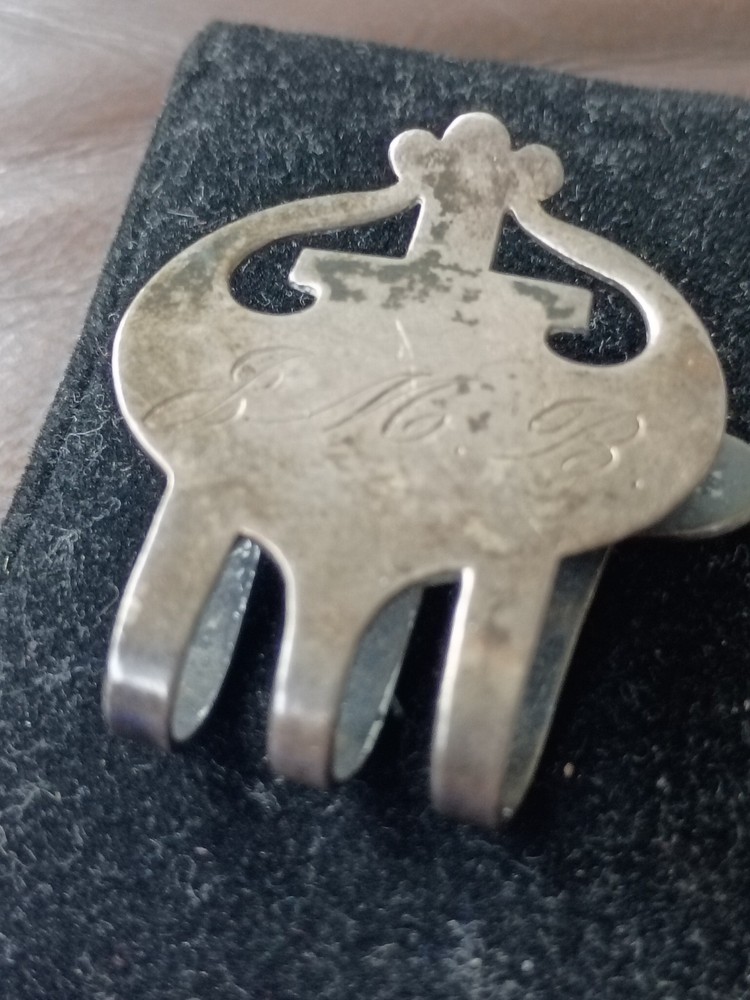 Vintage Solid Sterling Silver Napkin Lunt  💥 Best Offer 💥