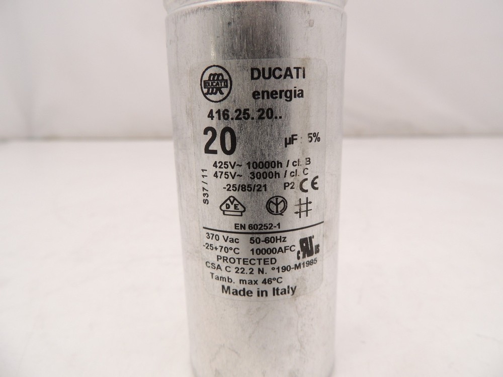 Ducati Air Compressor Pump Starter Capacitor 20uf 425V 475V
