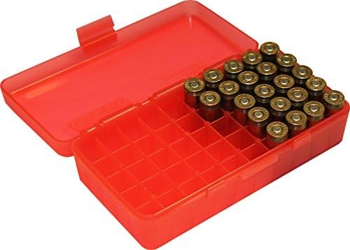 MTM Ammo Box 50 Round Flip-Top Stackable Polypropylene