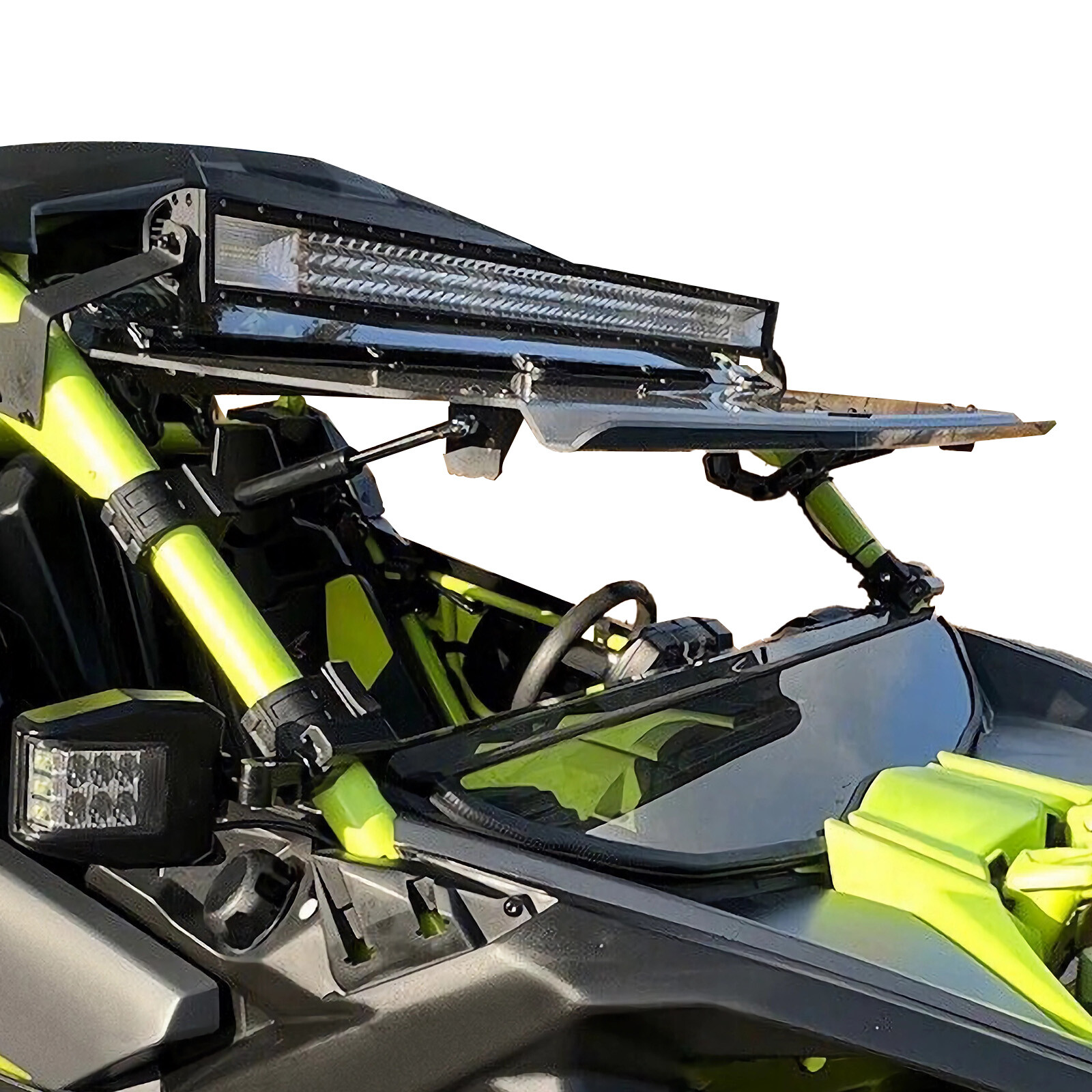 2-IN-1 Flip Smoked Windshield for Can-Am Maverick X3 (64"/ 72") 2017-2025