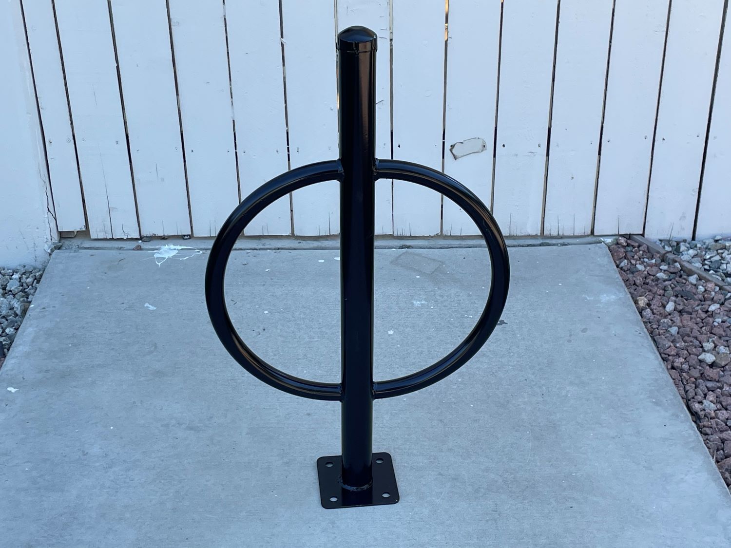 Sandbaggy Commercial Post and Ring Bike Rack - Surface Mount (2 Bike Capacity)