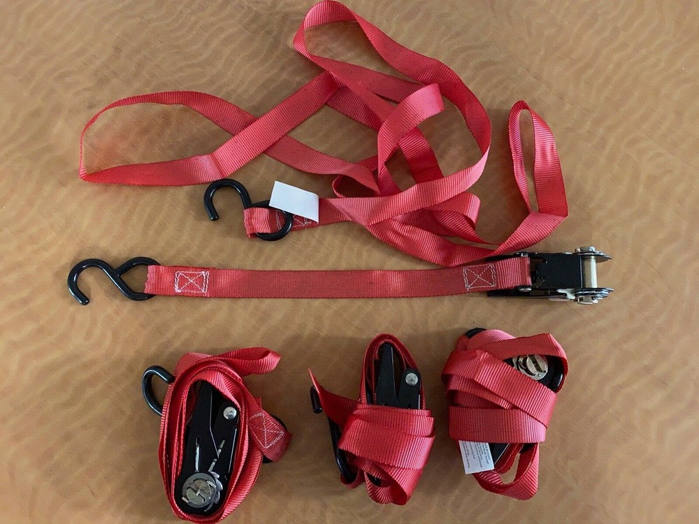 10 ft.  Tie Down Rachet Straps