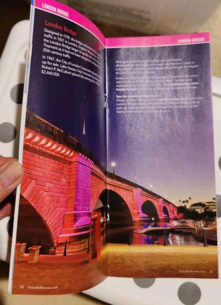 Lake Havasu, Arizona Visitor Guide, MAP